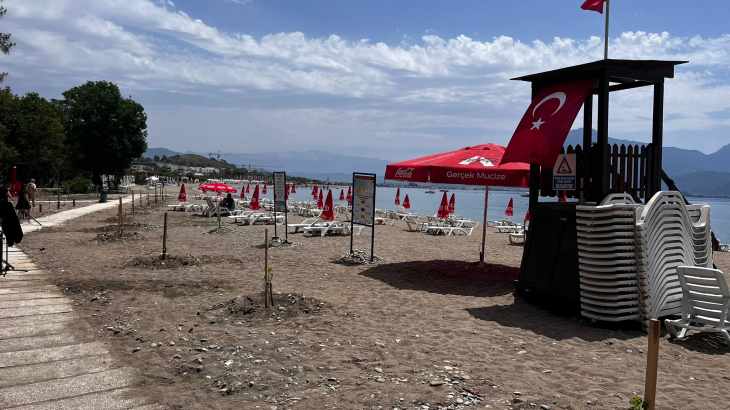Fethiye'de Akmaz Plajı coşkusu