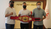 Şampiyon Boksör Alcu'dan, Kaymakam Fırat'a ziyaret